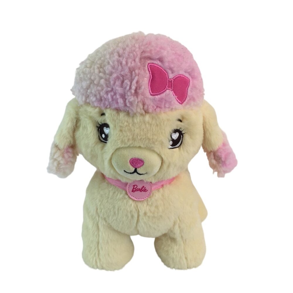 Barbie Salon Pet Adventure Poodle Plush 10" Stuffed Toy Lights Sounds Tested‎